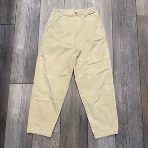 Shein cream corduroy jeans - size small